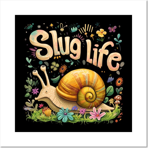 slug life Wall Art by Stephanie Francoeur Art